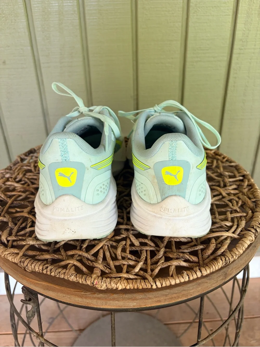 PUMA Pounce Lite Womens Sneaker Mint Green Sz 8.5